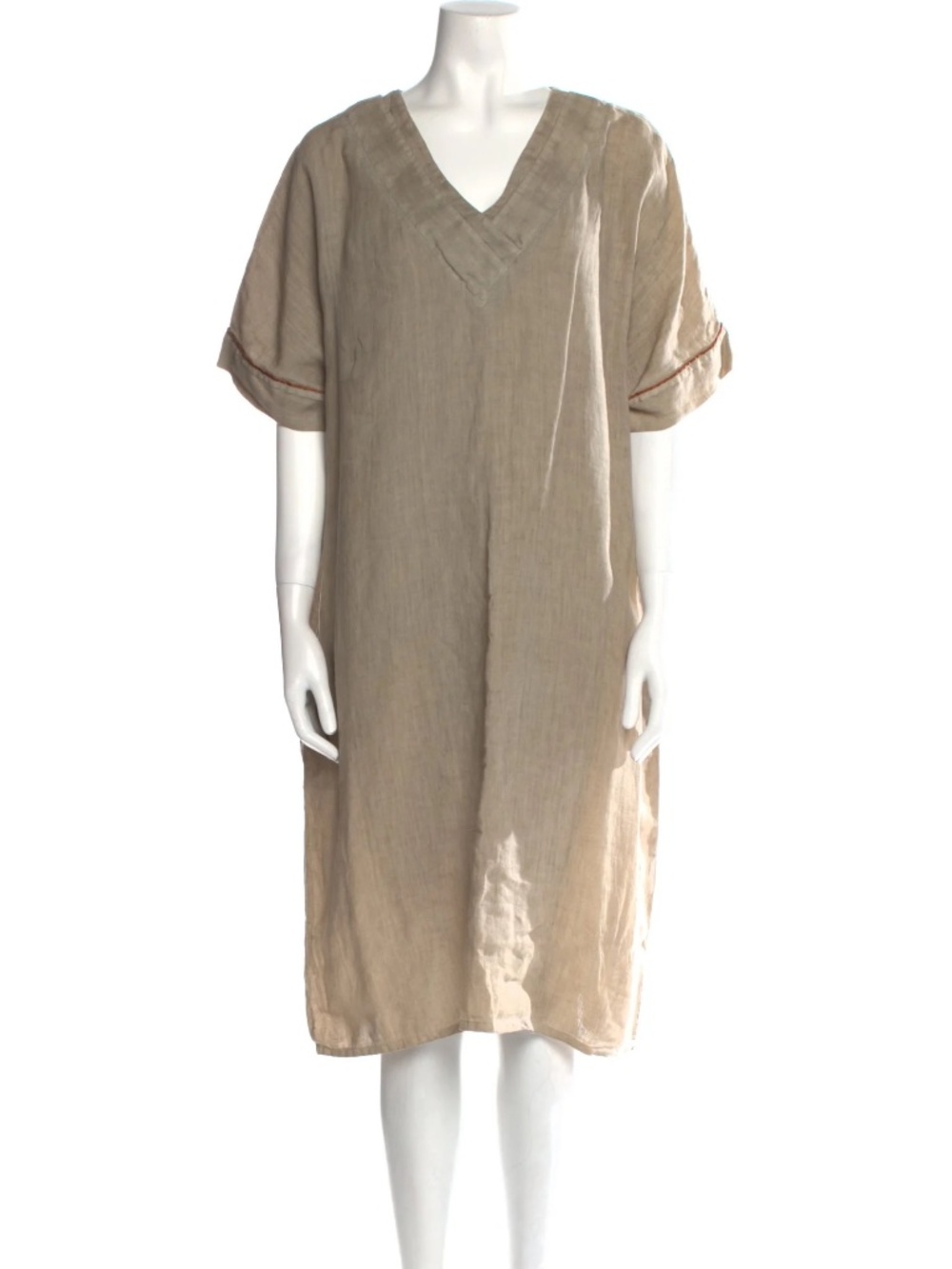 Altea Italian Linen Knee Length Dress Sz XXL